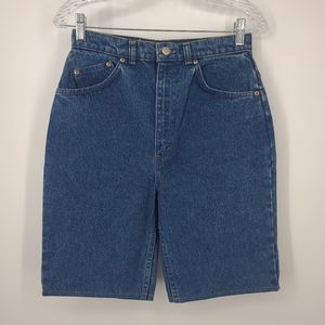 4/$25 Tres Bien High Waisted 100% Cotton Jean Mom Shorts Size 9